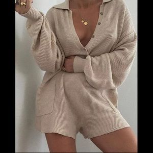 Free People Picnic Romper -Natural